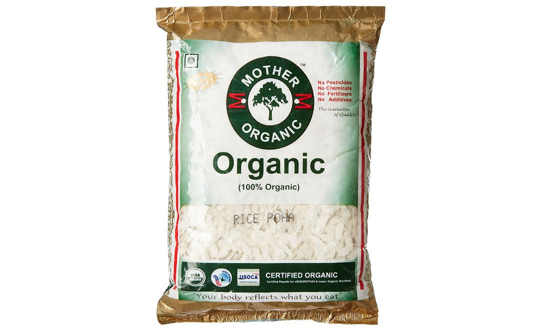 Mother Organic Rice Poha    Pack  500 grams